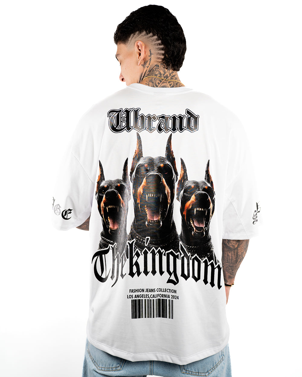 CAMISETA OVERSIZE  H DOBERMAN ALTO GRAMAJE