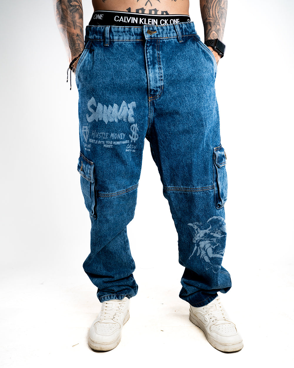 JEAN BAGGY CARGO HUSTLE