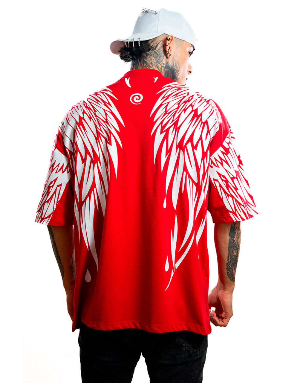 CAMISETA OVERSIZE  H ROJA FAIH ALTO GRAMAJE